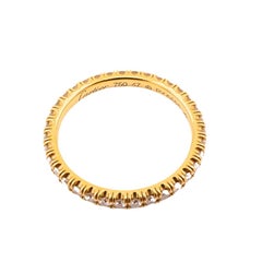 Cartier Diamond Wedding Band Eternity Ring size 4.25