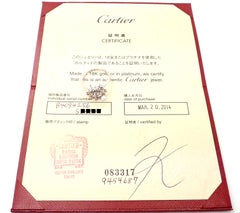 Cartier Diamond White Gold Diamant Leger De Ring