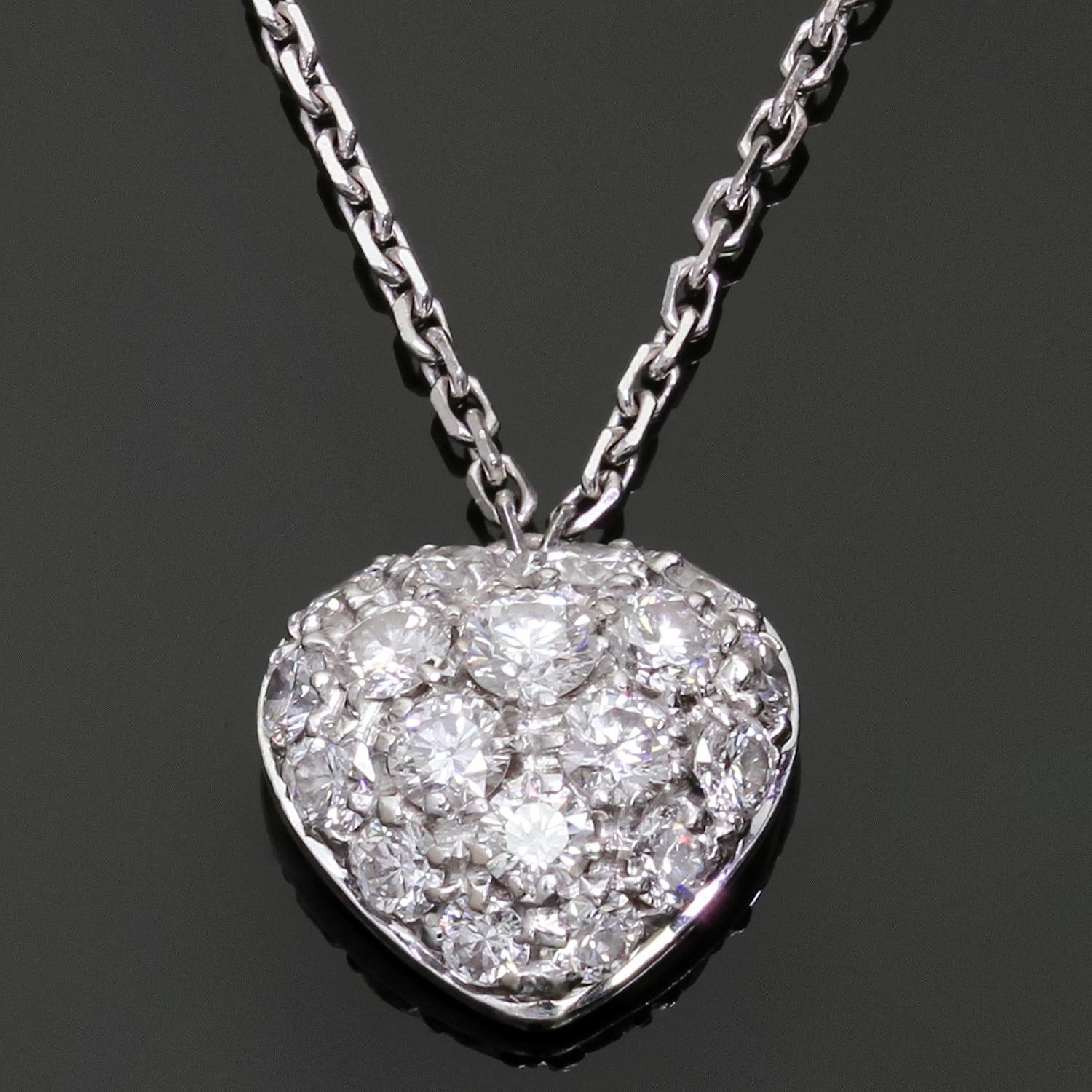 cartier heart necklace