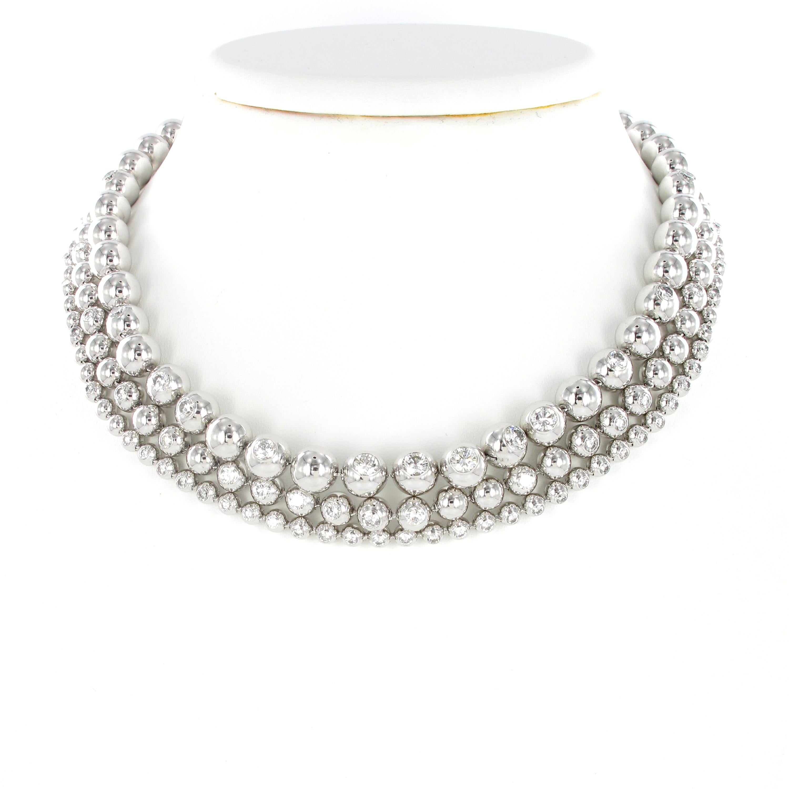 cartier diamond necklace
