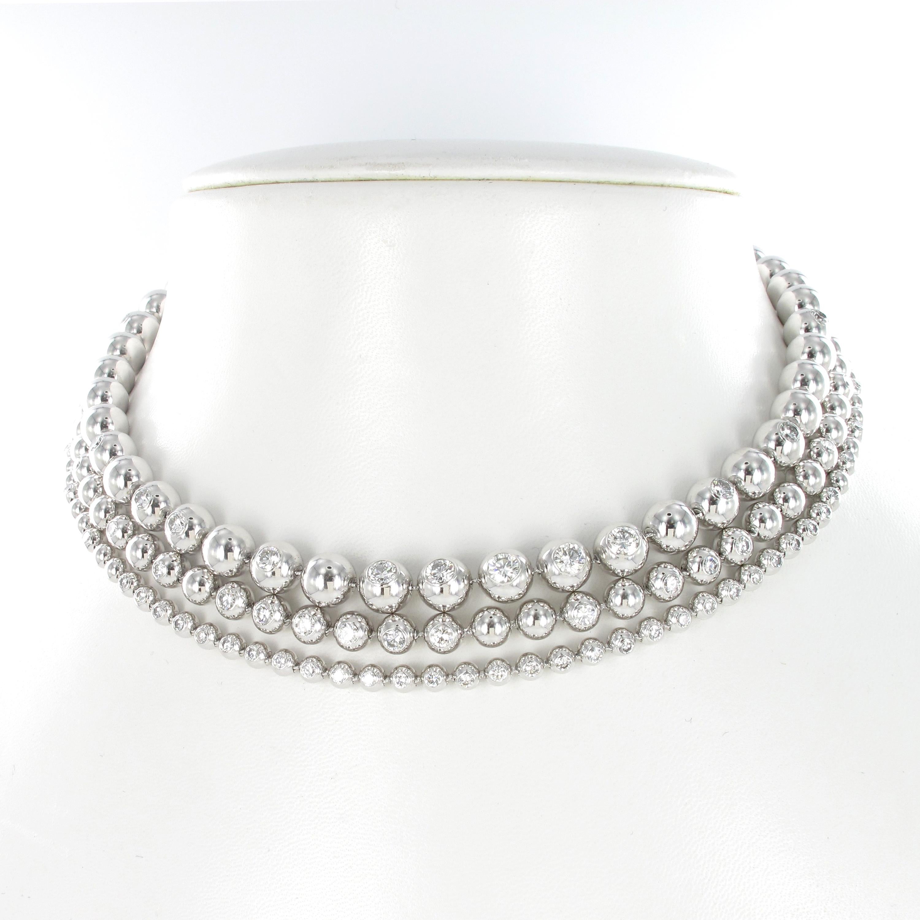 cartier diamond choker