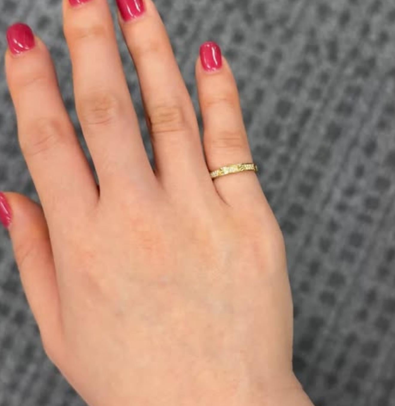 Cartier Diamonds 0.19ct oro giallo 18K Mini Love Ring Small US 4 in vendita 5