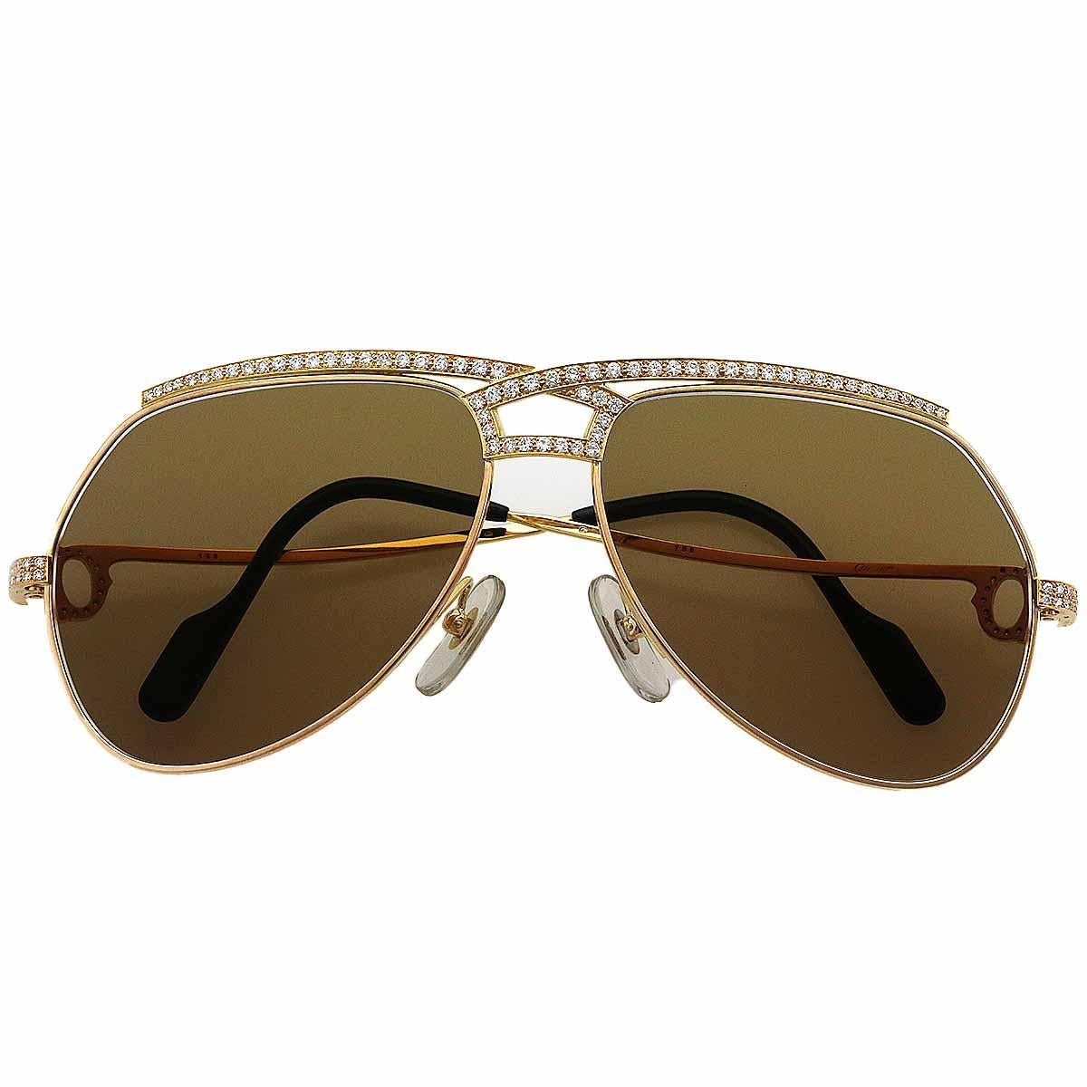 ■Item No.: 21250402
■Brand: Cartier
■Name: Vendome Papillon 130 59-14 Eyewear
■Model Number: -
■Material: Diamond, 750 K18 YG yellow gold
■Size: Approximately H50mm × W56mm / 1.96inch × 2.20inch
■Color: Gold × Brown
■Serial Number: