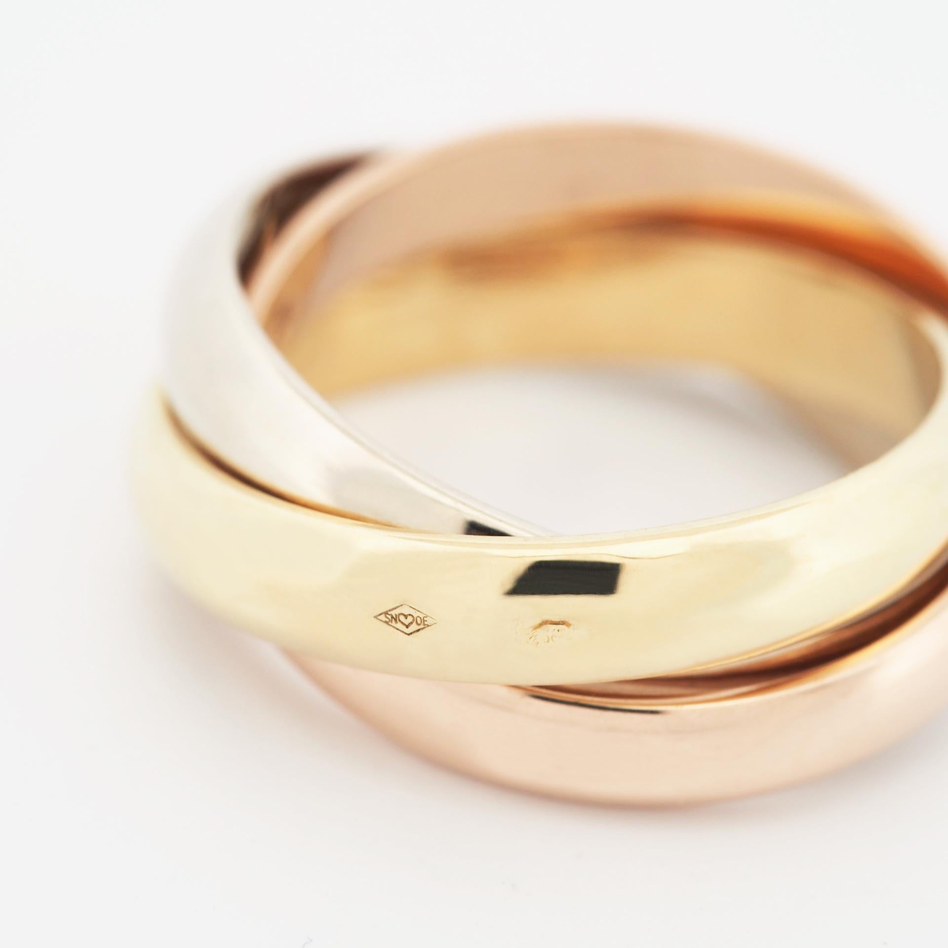Cartier Diamonds Trinity Ring 150th Anniversary Limited Edition 49 In Good Condition In Kobe, Hyogo
