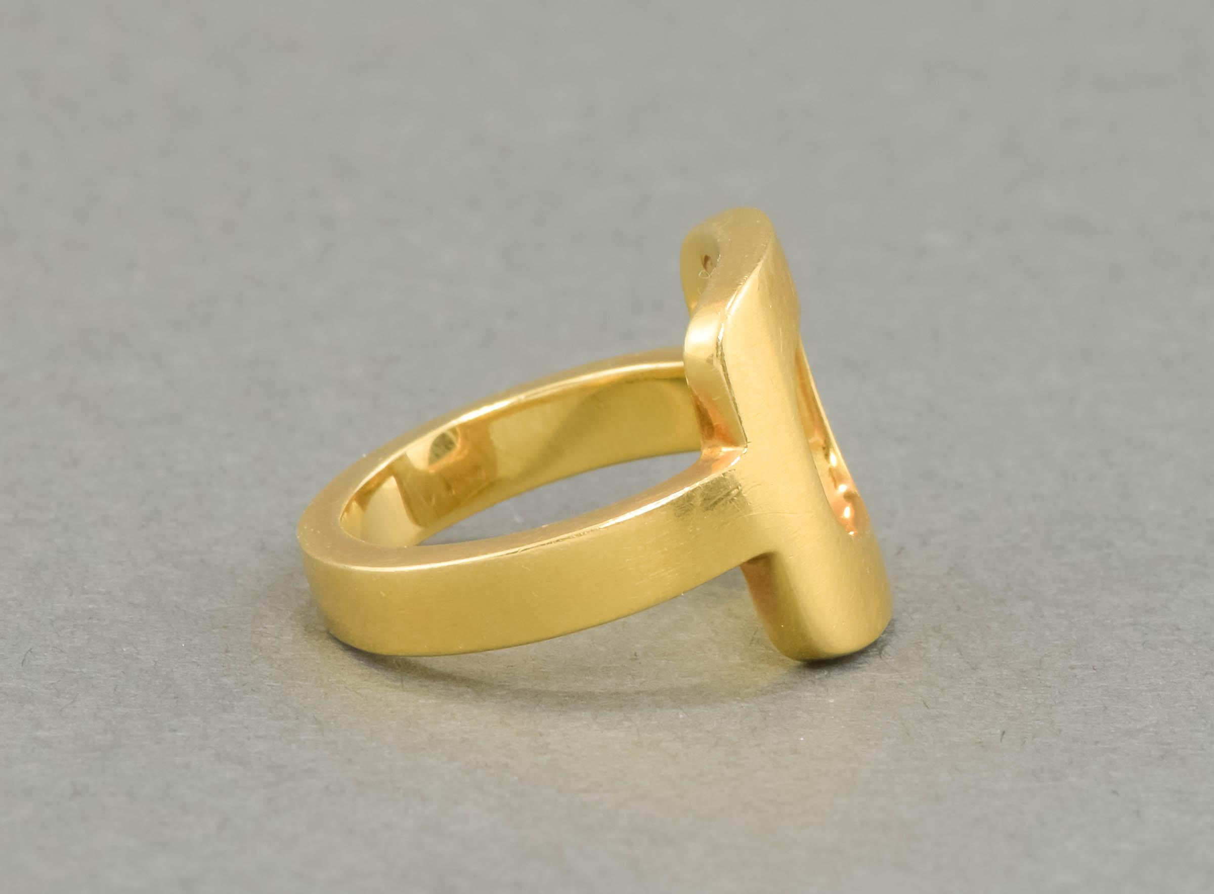 Cartier Dinh Van 18k Gold Ring - Striking Modernist Design, circa 1960s 5