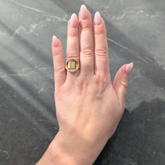 Cartier Dinh Van 1970's 18 Karat Yellow Gold Vintage Circle Band Ring