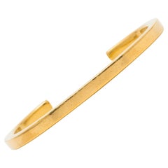 Cartier Dinh Van 1970's 18 Karat Yellow Gold Vintage Cuff Bracelet