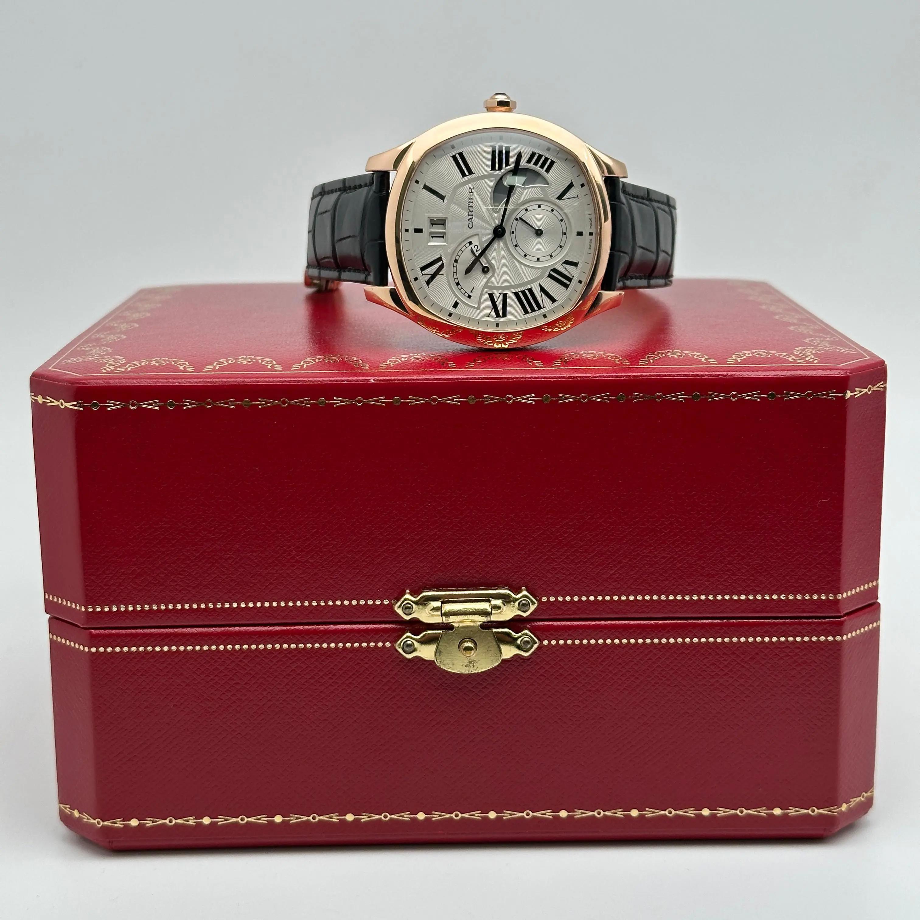 Cartier Dirve De 40MM 18K Rose Gold Silver Dial Automatic Men Watch WGNM0005 9