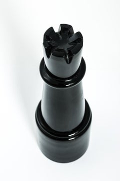Cartier Display Oversized Glass Chess Pieces