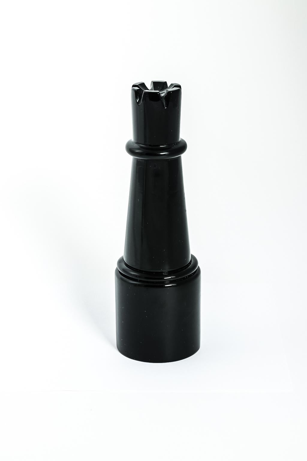 Cartier Display Oversized Glass Chess Pieces 2