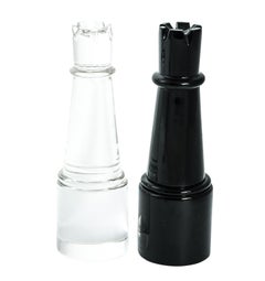 Cartier Display Oversized Glass Chess Pieces