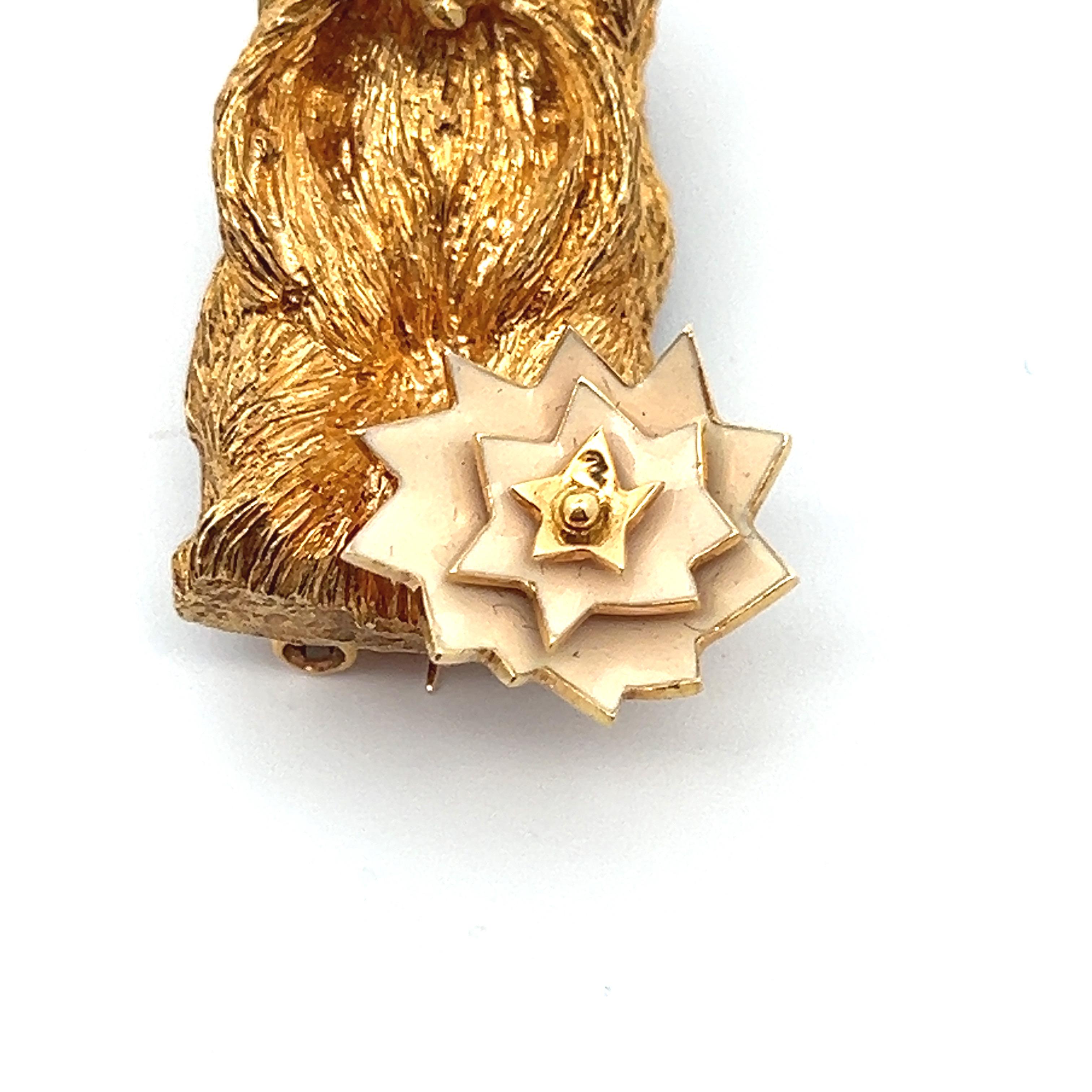 Broche Perro Cartier en venta 1