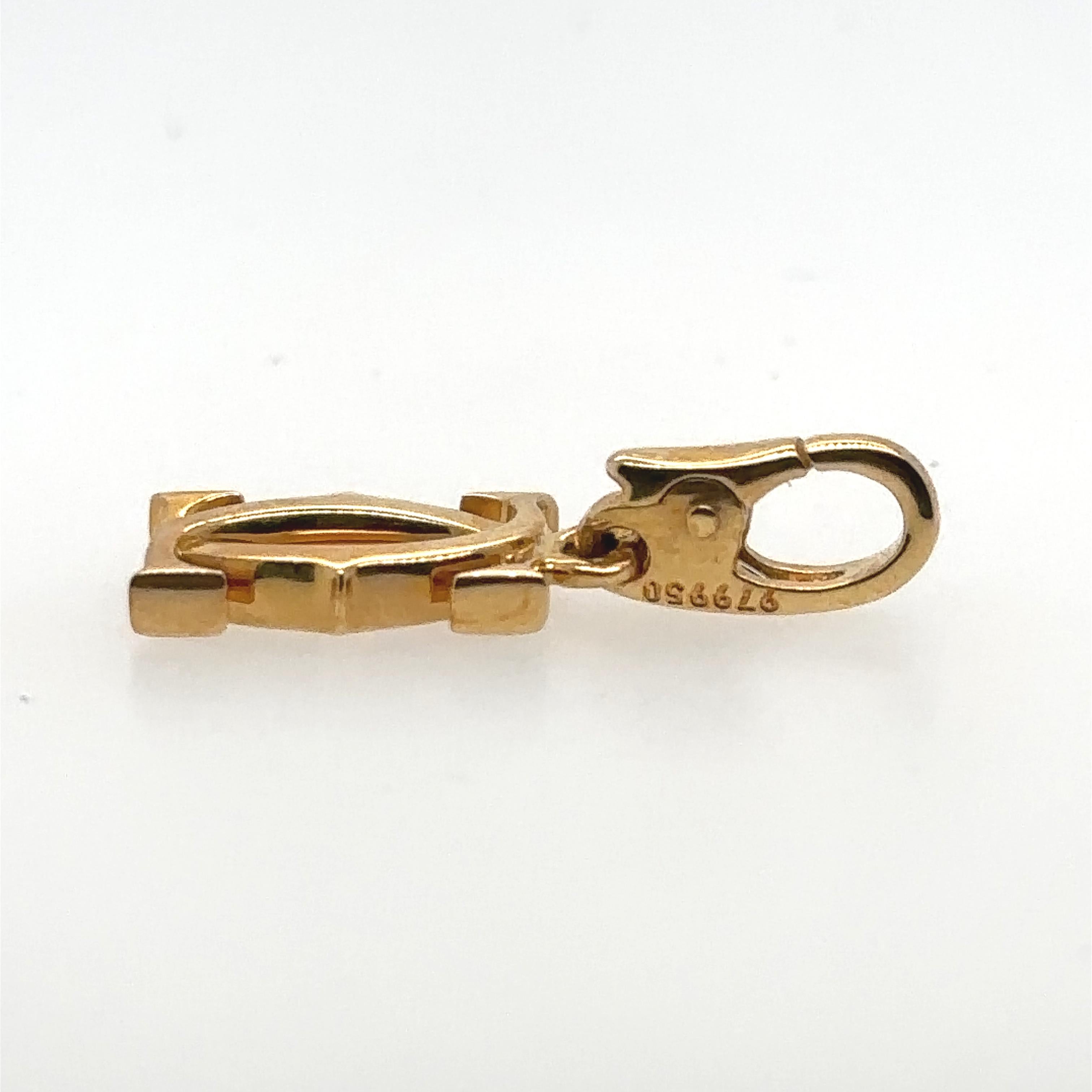 Cartier Double C 18k Gold Charm/Pendant 1