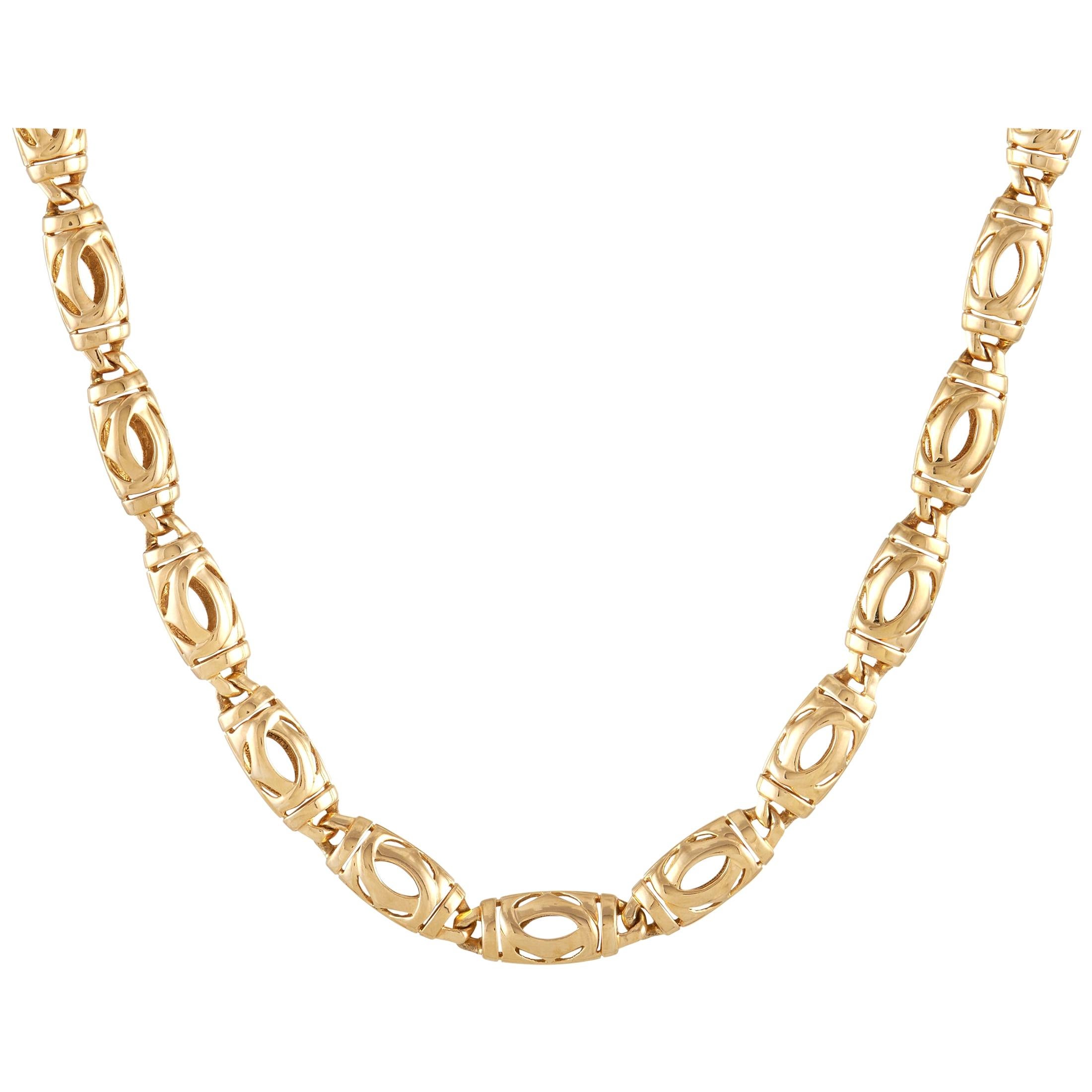 Cartier Double C 18K Yellow Gold Necklace