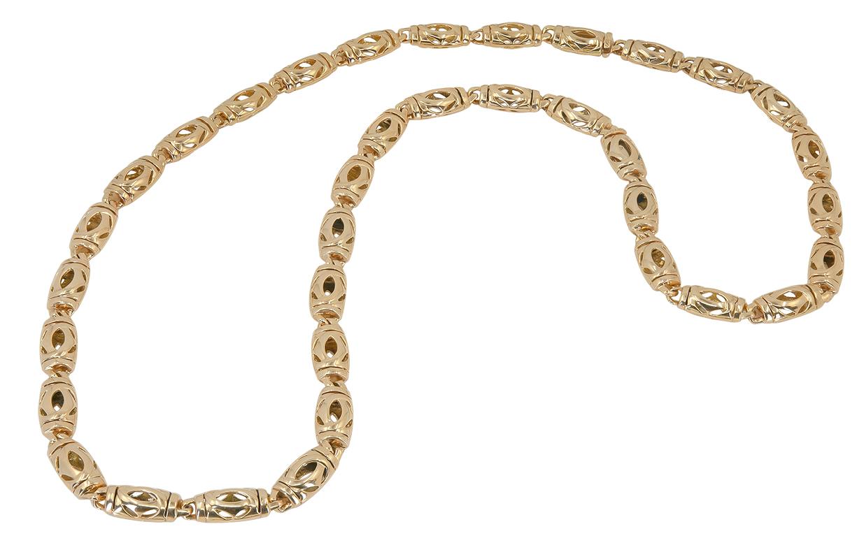 cartier double c necklace