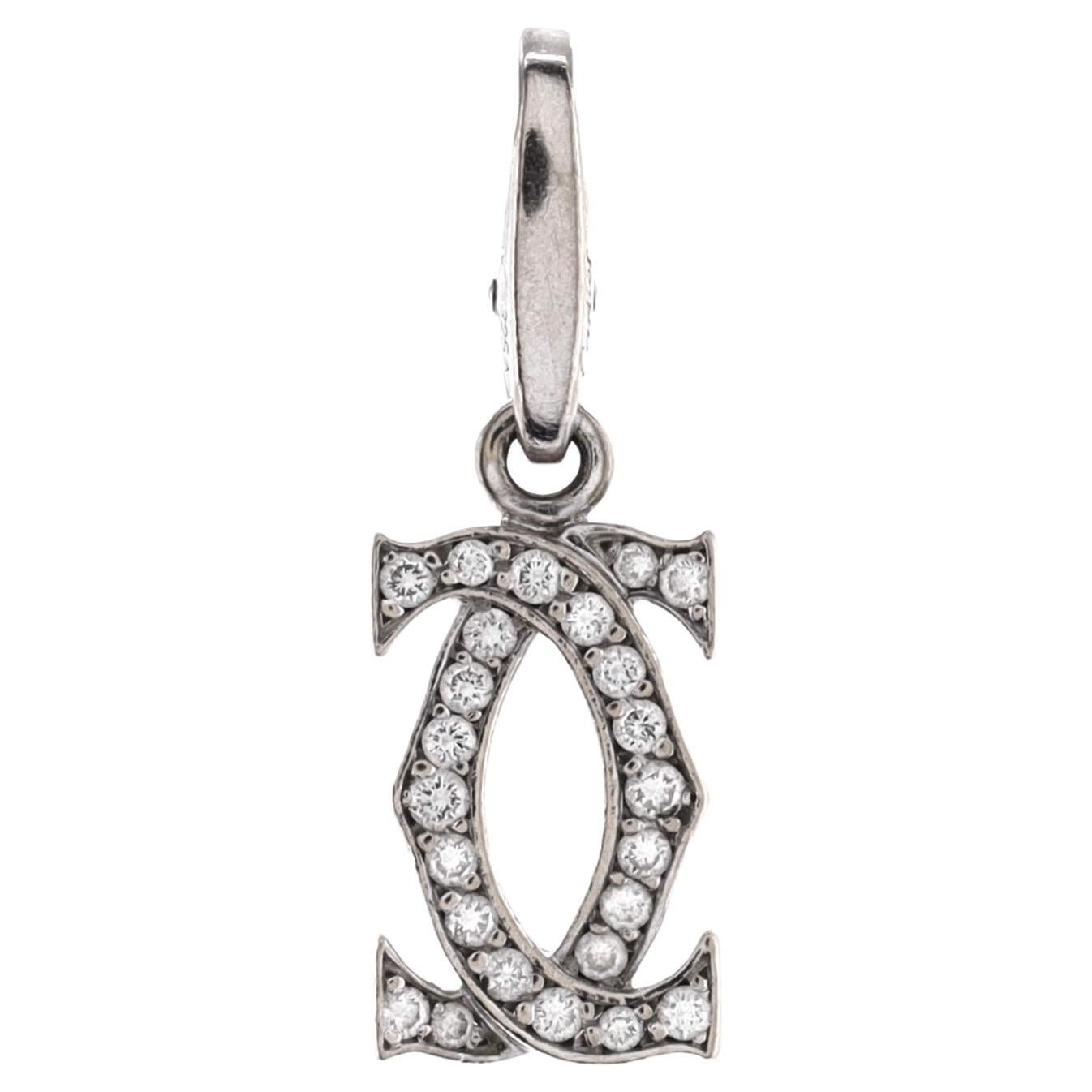 Cartier Double C Diamond Gold Necklace – Opulent Jewelers