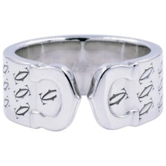 Cartier Double C Collection Limited Edition Engraved Ring