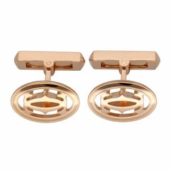 Cartier Double C de Cartier Cufflinks 18K in Rose Gold 750