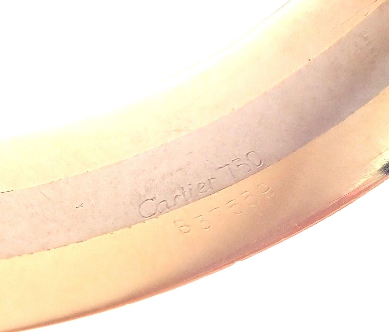 da uomo o donna Cartier Bracciale Trinity con doppia C e diamanti in oro tricolore in vendita