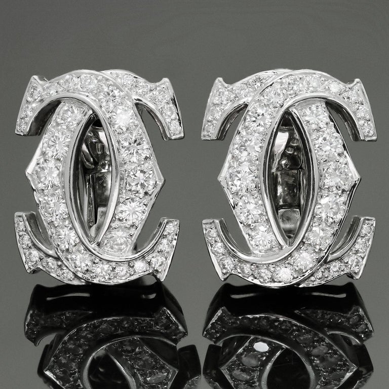 De Cavalier Gold and Clear crystal earrings 572 main image 0