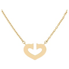 Cartier Double C Heart Pendant