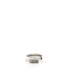 Cartier Double C Ring 18 Karat White Gold