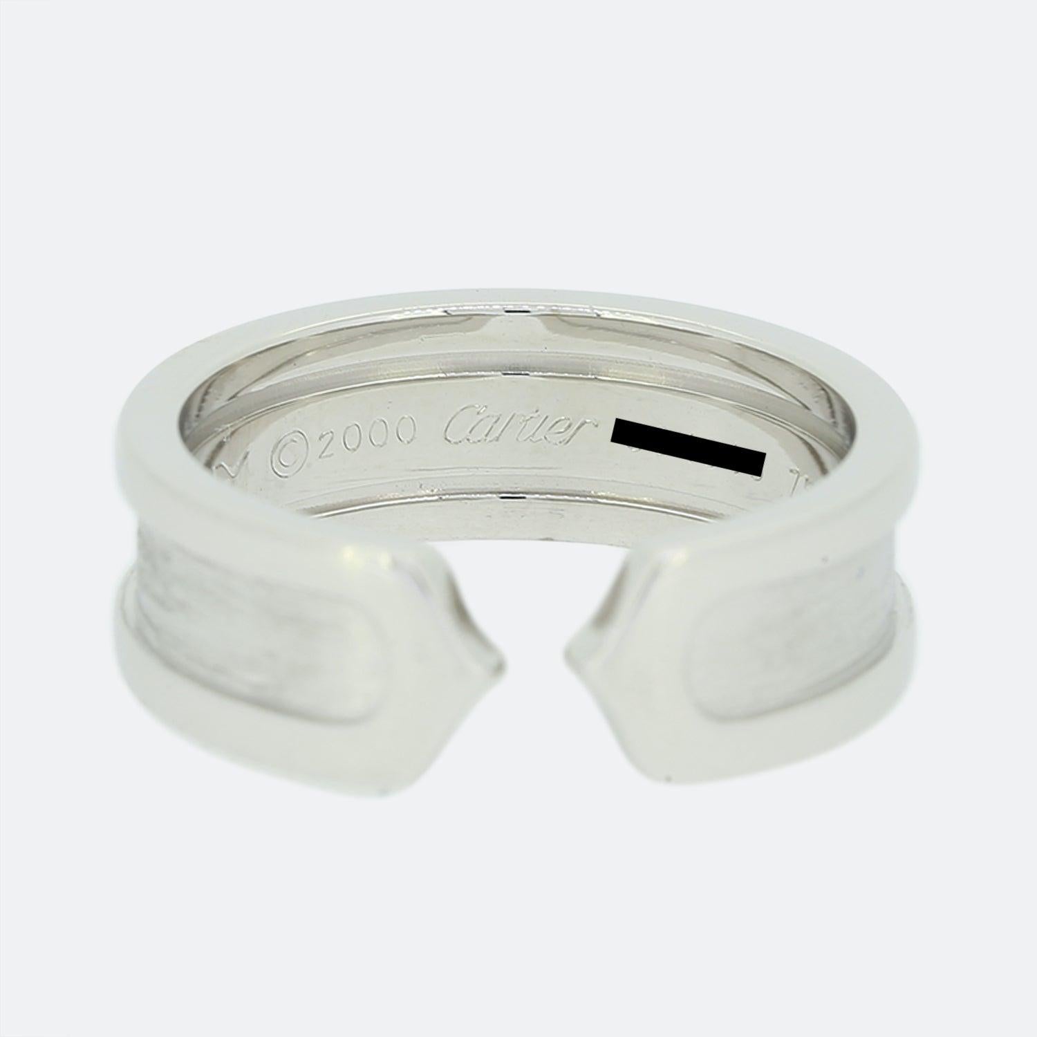 Donna Anello Cartier Double C. in vendita
