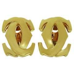 Cartier Double C Yellow Gold Clip-on Earrings