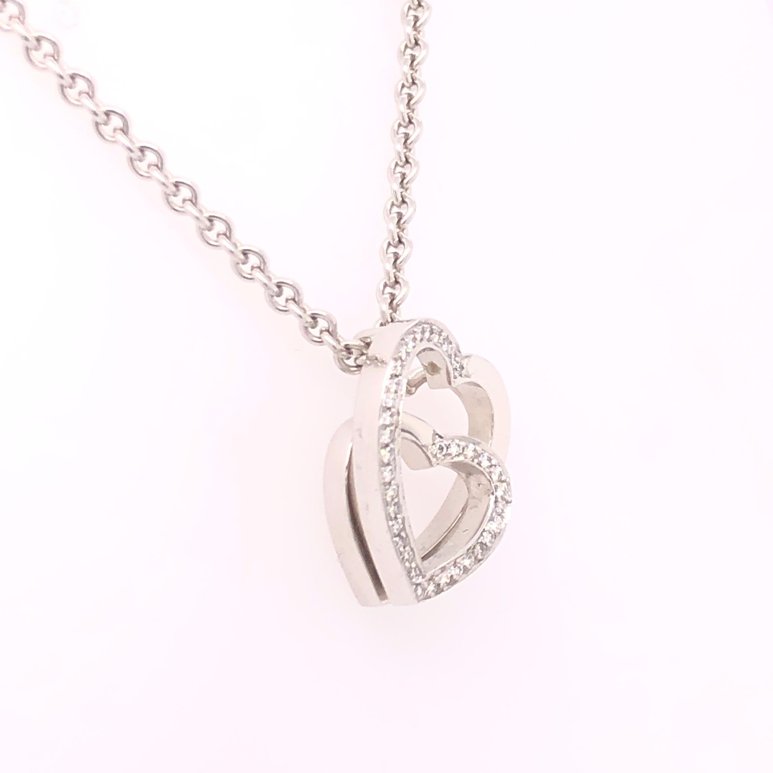 cartier heart necklace