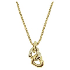 Cartier Double Heart Pendant Necklace