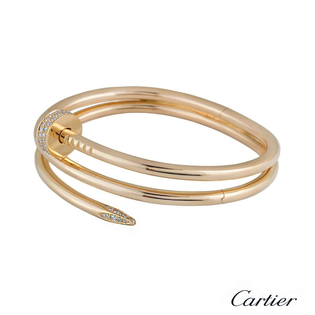 cartier double nail bracelet