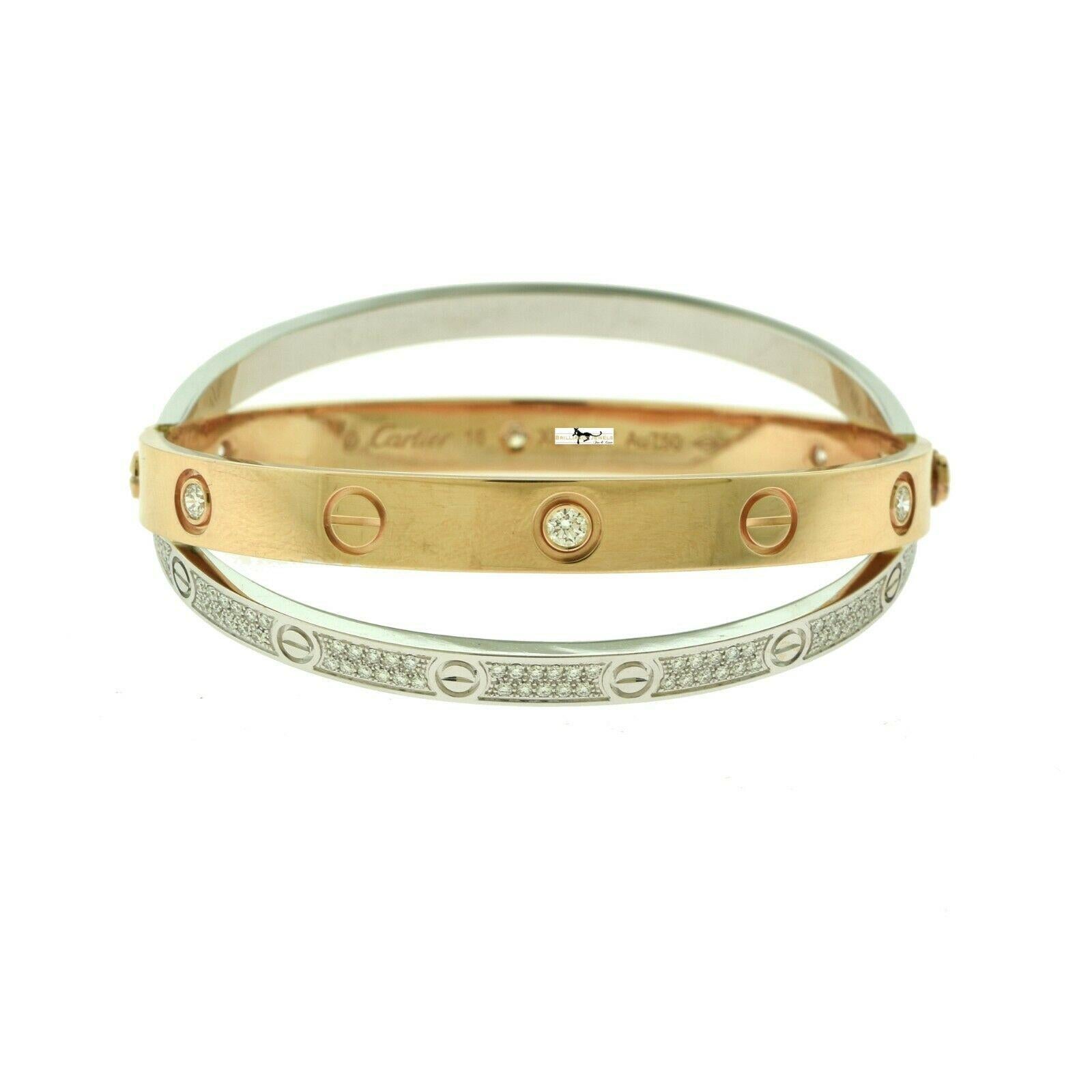 cartier love double bracelet