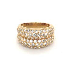 Cartier Double Pave Diamond Band