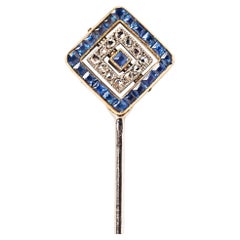 Épingle à double face de Cartier, C.C. 1920