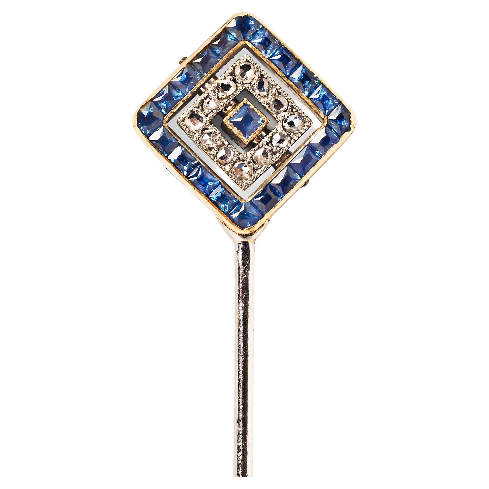 Cartier Double-Sided Stickpin, c. 1920