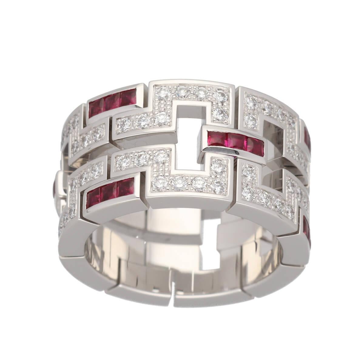 ■ Product Number: 23250538
■ Brand: Cartier
■ Product Name: Dragon Padlock Ring
■ Material: Diamond, Ruby, 750 K18 WG White Gold
■ Weight: Approx. 16.3g
■ Ring Size: Approx. EU: 51 / USA：5 1/2
■ Width: Approx. 11.06mm
■ Accessories: Cartier box,