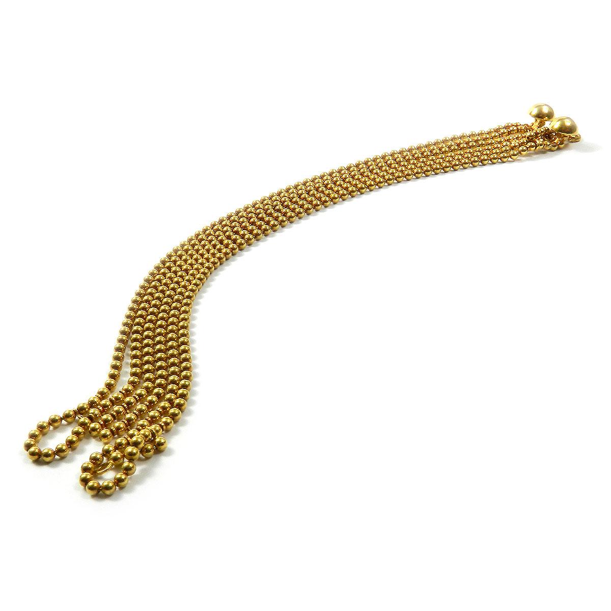 Women's Cartier Draperie de Decolette 18 Karat Gold Six-Strand Bracelet