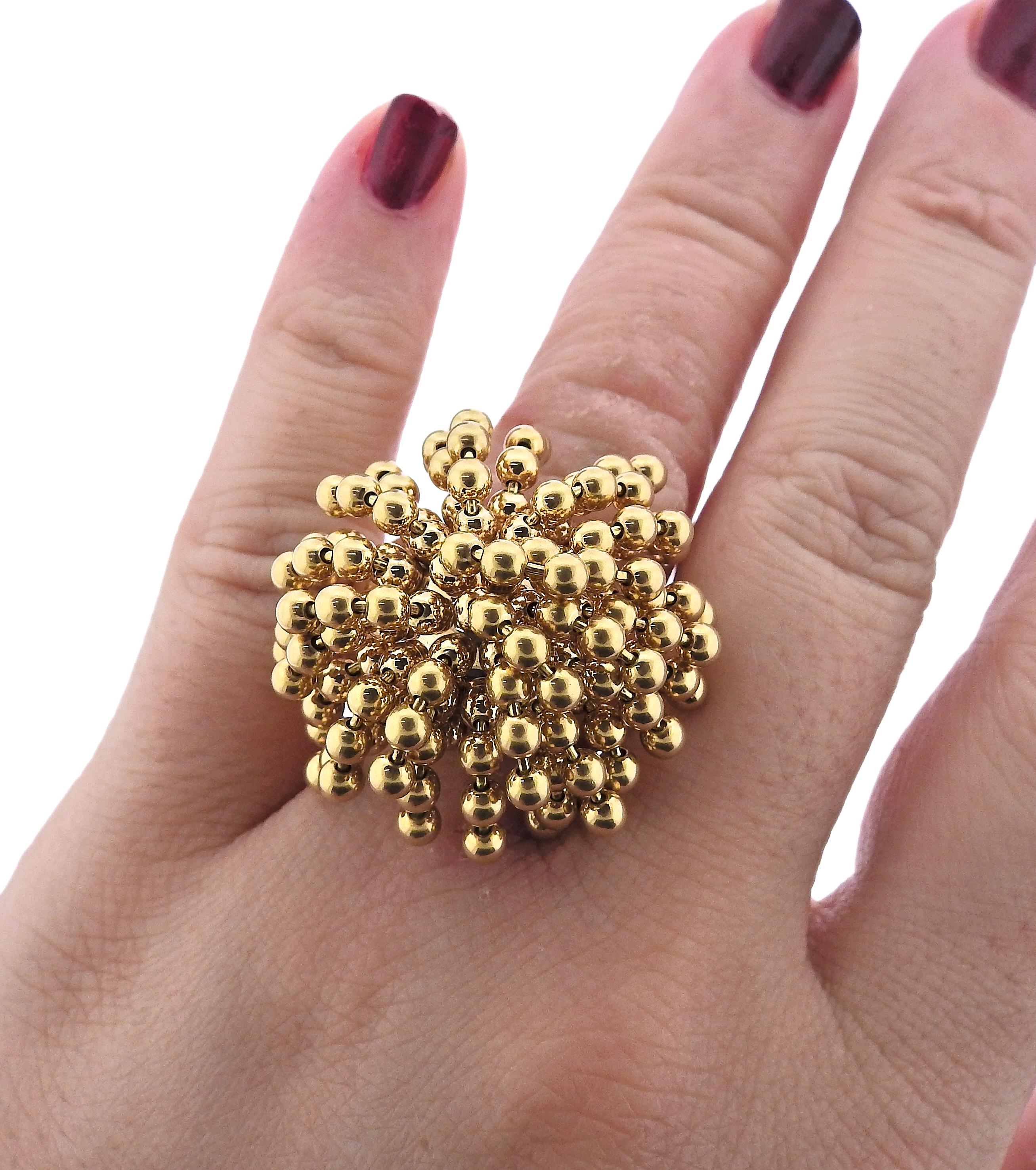 Cartier Draperie de Decolette-Cocktailring aus Gold 1
