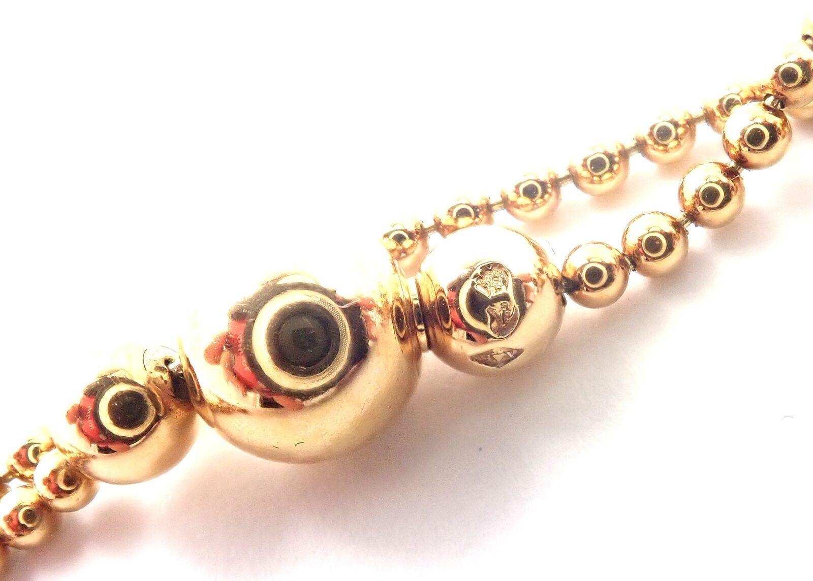 Cartier Draperie De Decollate Diamond Yellow Gold Chain Necklace 6