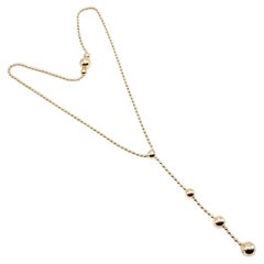 Cartier, collier Draperie de Decollate à une seule goutte en or jaune et diamants