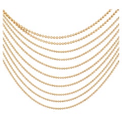Cartier « Draperie de Décolleté », 10 rangées, 100 g, avec son coffret Cartier d'origine
