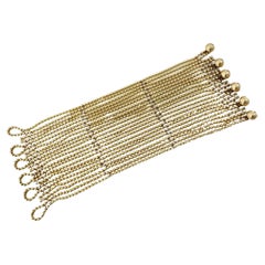 Cartier Draperie De Dcollet Bracelet multi-maillons en or jaune 18 carats avec perles