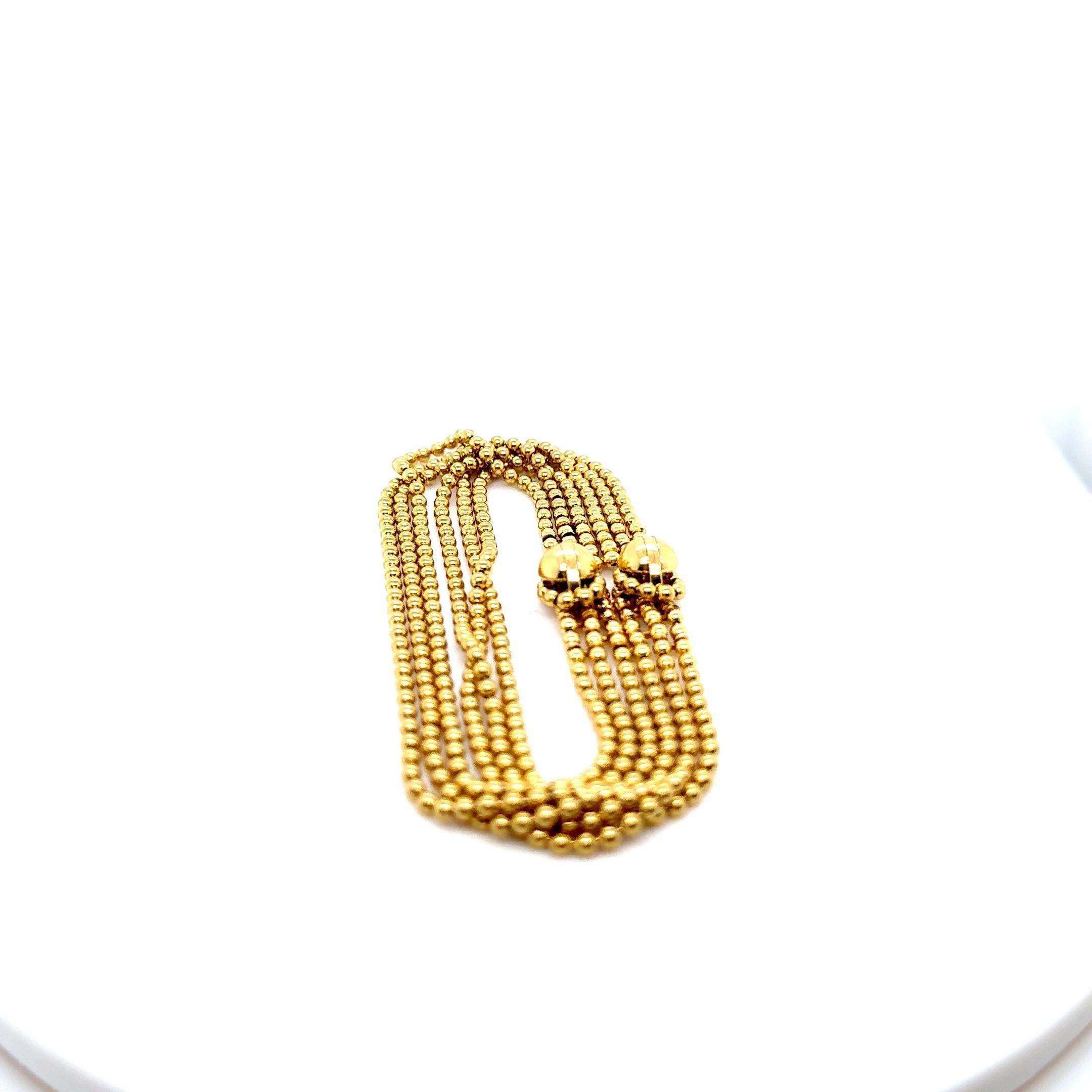 De las mujeres Cartier Draperie de Decollete Pulsera de oro amarillo de 18 quilates en venta