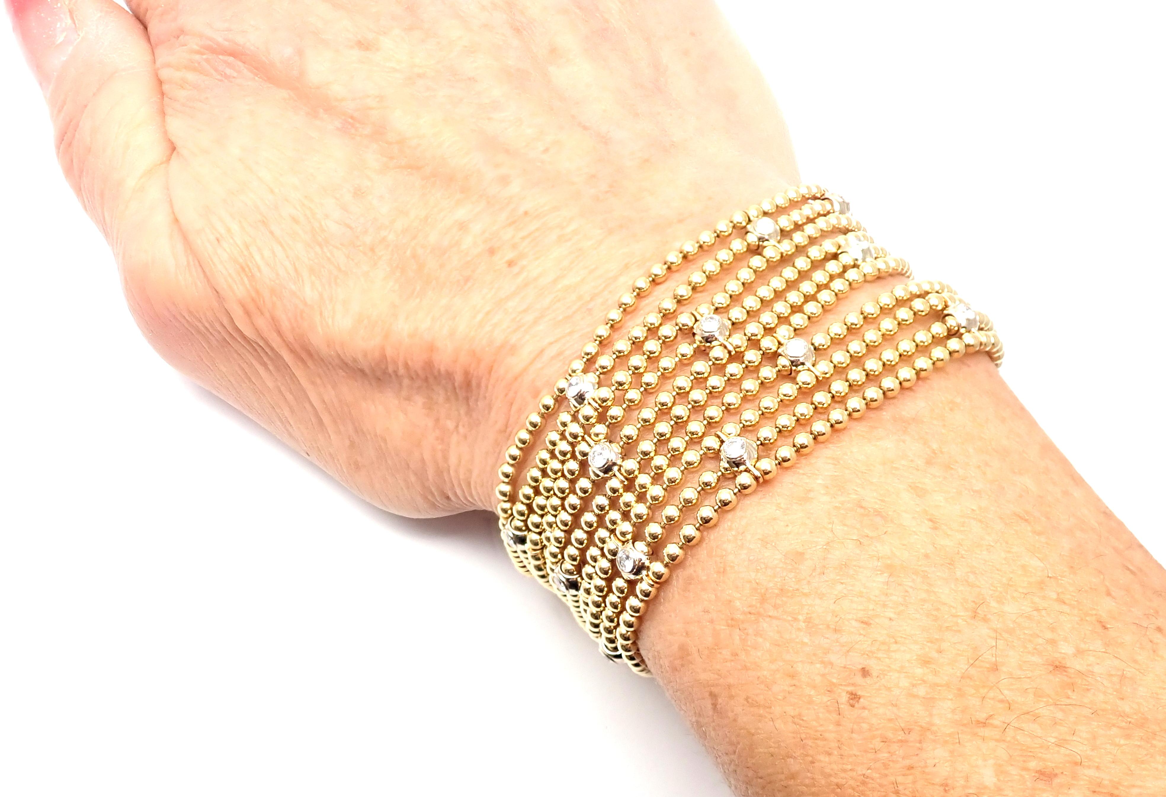 Cartier Draperie de Decollete Diamond Yellow Gold Link Bracelet 6
