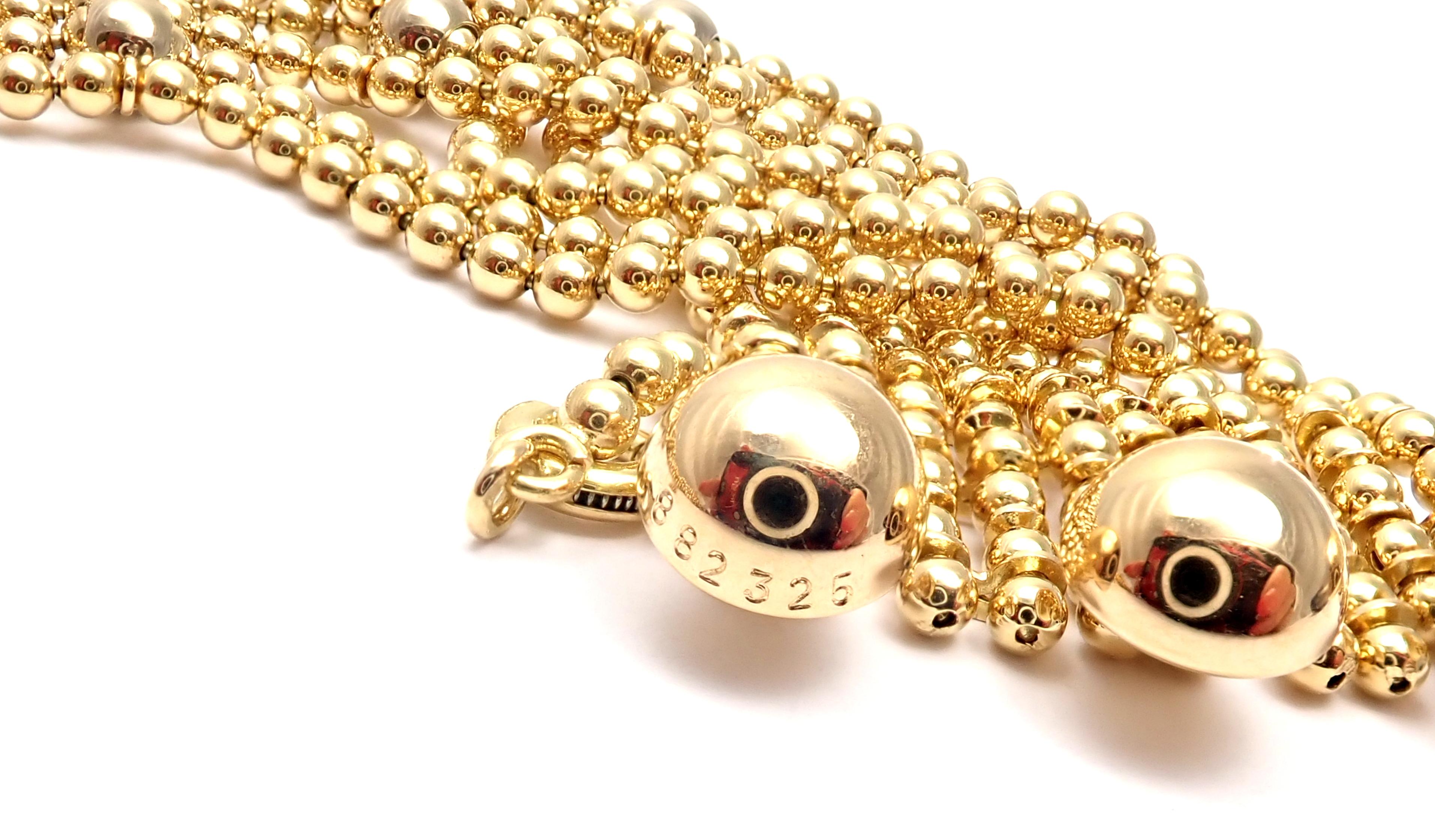 Cartier Draperie de Decollete Diamond Yellow Gold Link Bracelet 1