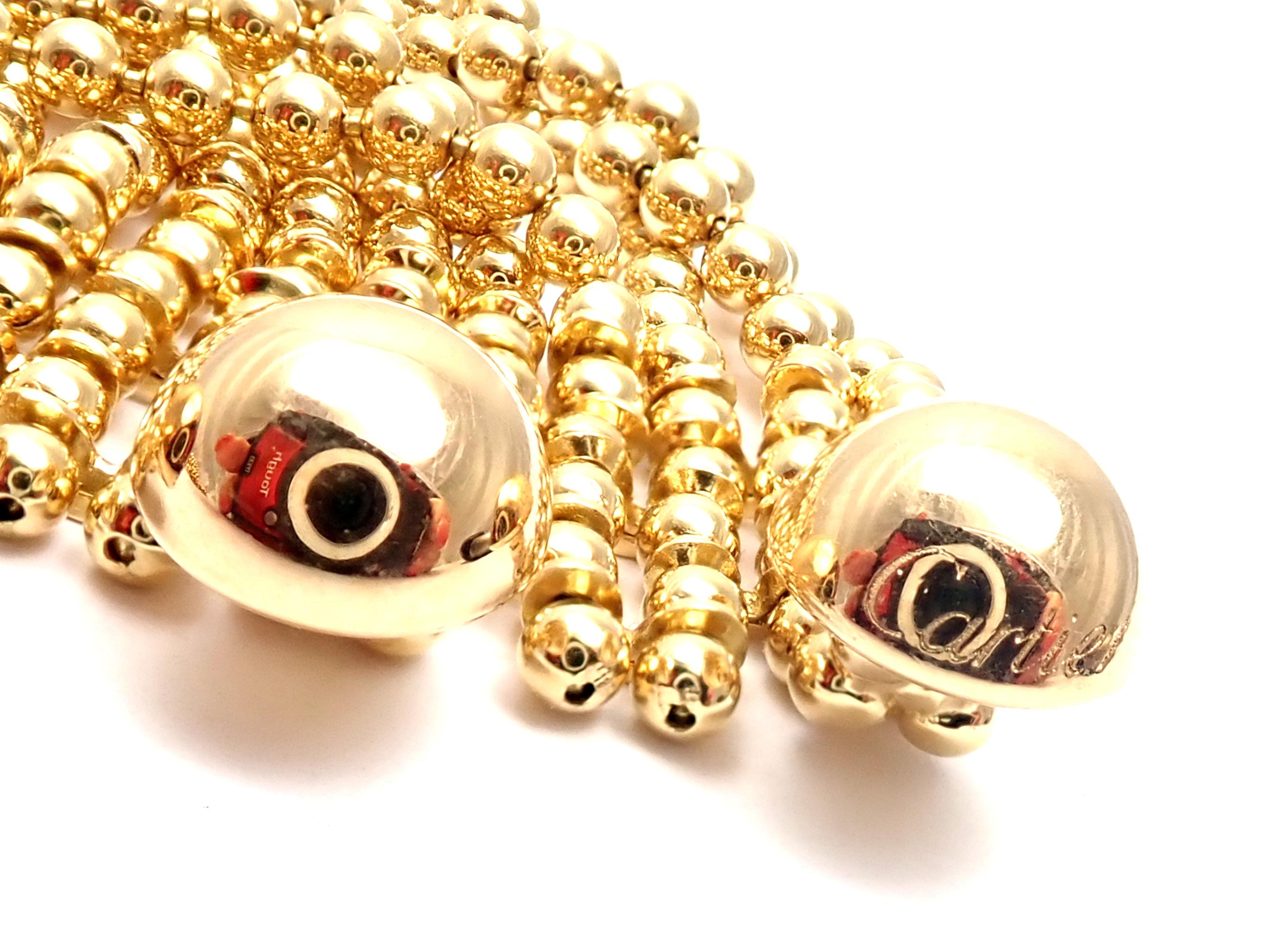 Cartier Draperie de Decollete Diamond Yellow Gold Link Bracelet 3
