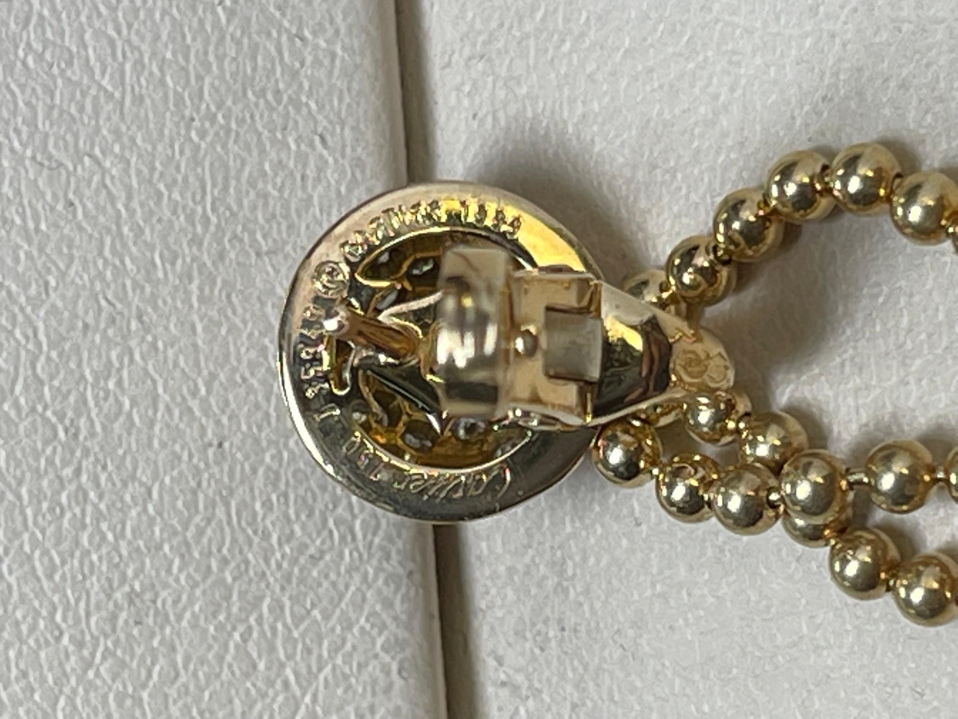Women's Cartier Draperie Diamond 18k Gold Tassel Earrings