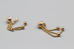 Cartier Draperie Diamond 18k Yellow Gold Tassel Fringe Earrings