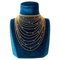 Collana Cartier "Draperie" con diamanti in oro 18 carati