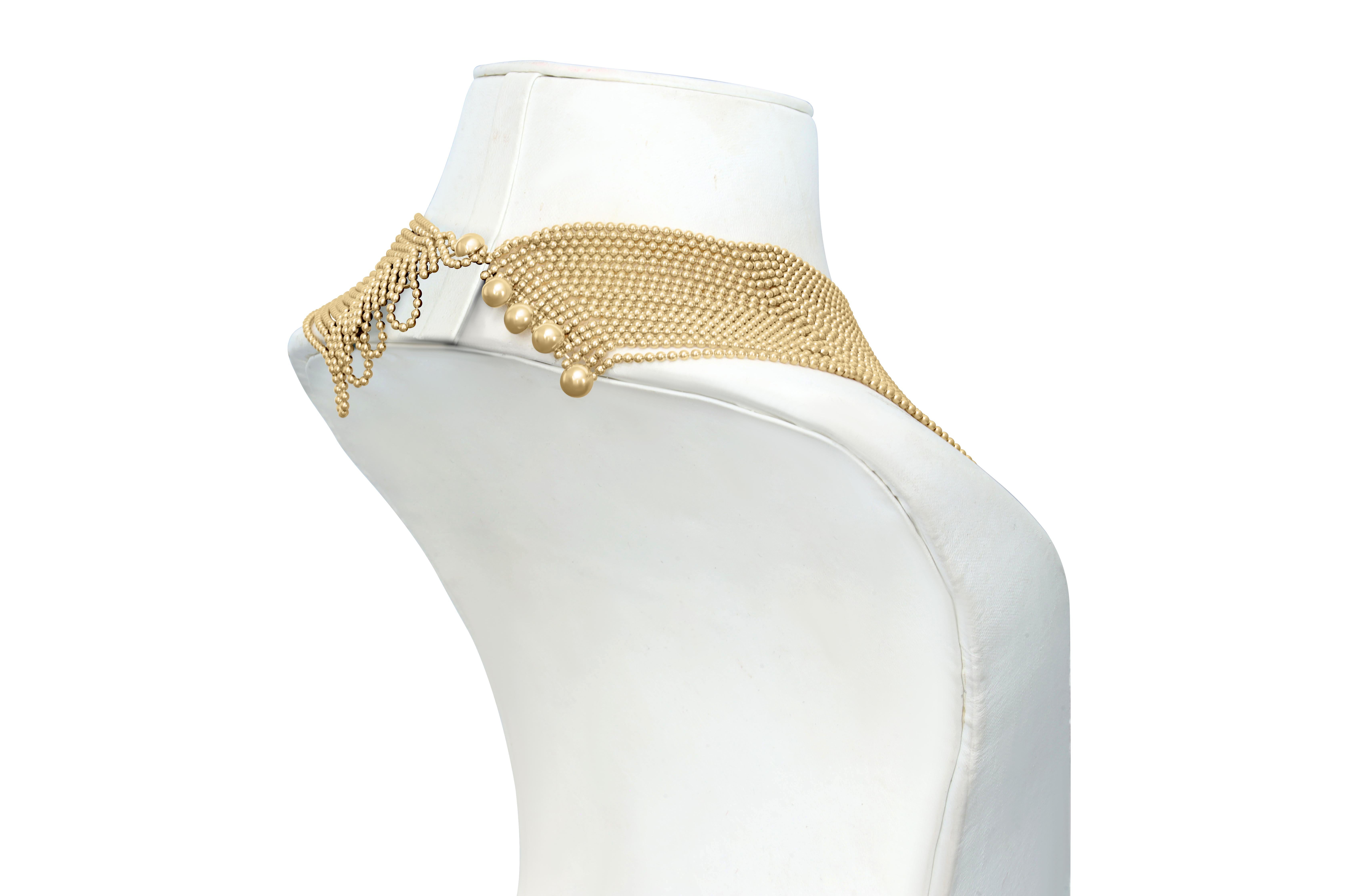Collier multibrins 
